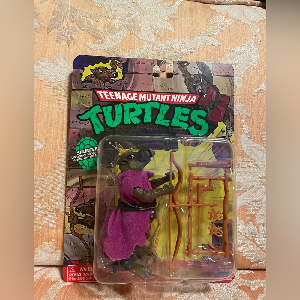 Splinter Teenage Mutant Ninja Turtles Retrocast Playmates Action Figure 2022